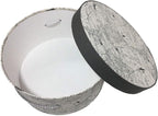 Sarah's Hat Boxes Classic Travel Hat Box – 8.75" x 4.5" (Dia. x Ht.) Handmade in USA – Odorless Non-Toxic Adhesive, Cording Handle – Premium Storage for Hats & Accessories