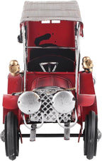 Zerodis Vintage Classic Car Model, Miniature Tin Vehicle Decor with Vintage Design, for Home Office Cafe Wedding Party Gift