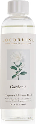 COCORRÍNA Reed Diffusr Oil - Gardenia 6.7 oz. Scented Oil for Reed Diffuser Home Fragrance for Bedroom, Bathroom