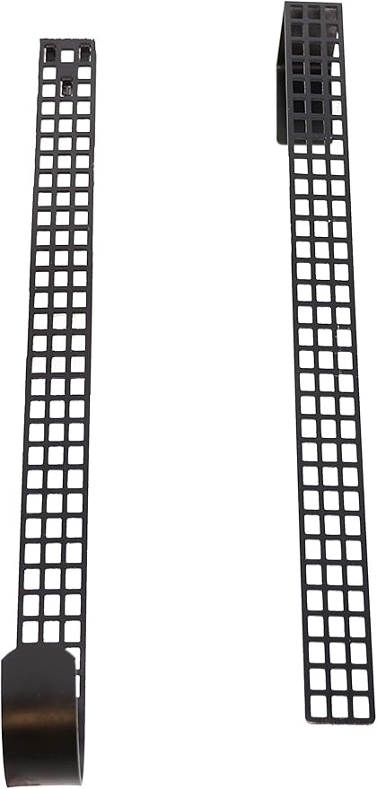 Haute Decor Hook & Lattice Metal Adjustable Length Over The Door Wreath Hanger, Matte Black (1 Pack) - Strong Unique Modern Design, Holds 20 Pounds