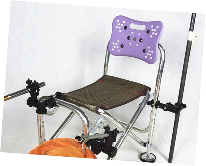 DECHOUS Multi Function Umbrella Stand Fast Mounted Fixed Frame Fishing Chair Accessory Durable Umbrella Attachment Holder Skid Design for Fishing and Outdoor Use