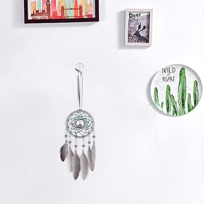 Feather Dream Catcher Car Interior Rearview Pendant
