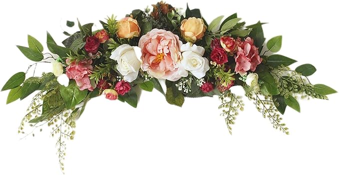 Artificial Floral Swag for Wedding Reception Backdrop and Home Use