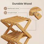 The 9-Tier No-Assembly Bamboo Rack, 3-9 Tiers Bamboo Shoe Rack, Foldable Bamboo Vertical Shoe Organizer, Multifunctional & Space-Saving, For Entryway, Closet, Corner, Bedroom, Hallway (Walnut, 6Tiers)