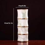 Ceramic Umbrella Stand Rack, Home Free Standing Umbrella Holder Bucket, Canes Walking Sticks Holder(A)