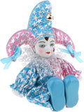 Maxyoung 8 Inch Porcelain Clown Doll Vintage Dolls Figurine, Collectible Figure, Hand Painted Toy, Christmas Halloween Birthday Gift, Movable Joints