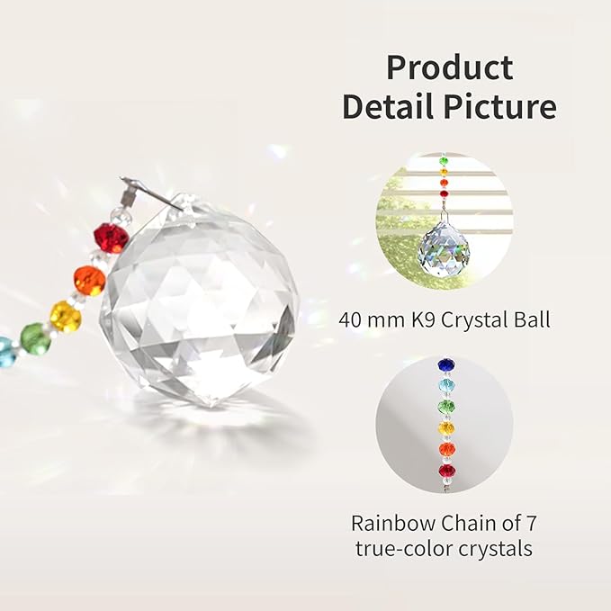 Sympathy Gifts for Loss of Loved One, Crystal Sun Catcher Rainbow Gifts, Unique Condolence Memorial for Loss of Mom Dad Dog, Ideal Grief Bereavement Miscarriage Gifts