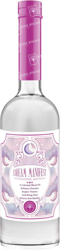 SOUL STICKS Cleansing Water 7.5 oz. Bottle for Rituals, Clearing Negative Energy and Purifying Home Spiritual Florida Water Area Deodorizer (Dream Manifest)
