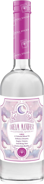 SOUL STICKS Cleansing Water 7.5 oz. Bottle for Rituals, Clearing Negative Energy and Purifying Home Spiritual Florida Water Area Deodorizer (Dream Manifest)