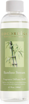 COCORRÍNA Reed Diffusr Oil - Bamboo Stream 6.7 oz. Scented Oil for Reed Diffuser Home Fragrance for Bedroom, Bathroom