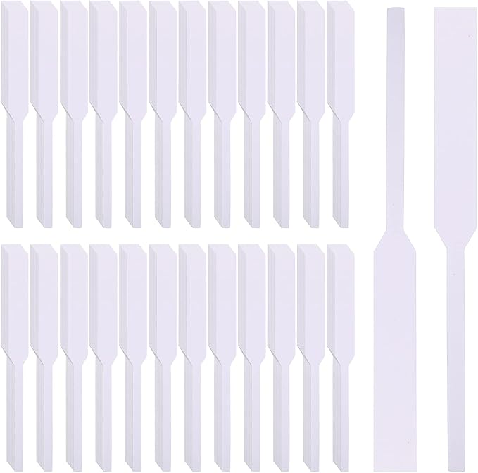 Tondiamo 600 Pieces Perfume Test Strips Fragrance Paper Sticks Cologne Scent Strips Disposable Perfume Blotter Sample Blender Essential Oils Test Cards White for Smell Diffuser Aromatherapy Spice