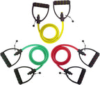 Resistance Bands with Handles, Exercise Resistance Bands, Workout Bands with Door Anchors, Adjustable Length, for Resistance Training, Physical Therapy, Home Workouts