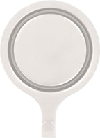 Haute Decor Attract Pinch-Free Magnetic Wreath Hanger (White) - 1 Pack - for Metal Doors and Surfaces