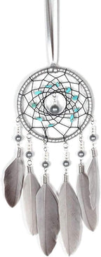 Feather Dream Catcher Car Interior Rearview Pendant