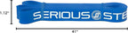 SERIOUS STEEL FITNESS Assisted 41" Pull-Up Band, Resistance & Stretch, Powerlifting & Pull-up Assist Loop (Single Band)