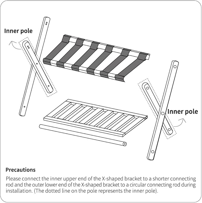 Bamboo Luggage Rack for Guest Room, Wide Suitcase Stand with Storage Shelf, Folding Luggage Stand Holder for Bedroom Hotel, 26.77" Thickened Luggage Rack for Suitcases, Natural