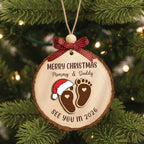 Baby Coming Soon 2026, Baby Announcement Christmas Ornament for New Parents, Expecting Couple, Promoted to Grandparents Gift, Baby Pregnancy Announcement for Family