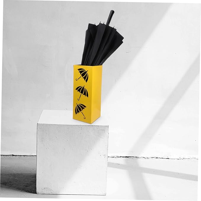 ABOOFAN Decorative Umbrella Stand Stylish Design Multi-functional Umbrella Holder for Entryway Metal Storage for Canes and Walking Sticks for Use