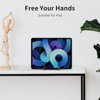 Kruodop 6 Inch Plate Stands for Display, 5 Pack Plate Holder Display Stand, Black Metal Frame Easel Holder Stand for Pictures,Book, Photo, Decorative Plate, Silver