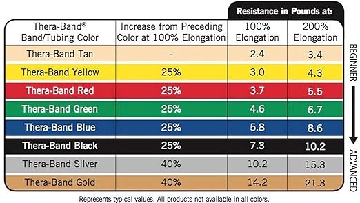 THERABAND Resistance Tubing with Soft Handles, Green, Heavy Level, 48" Latex Stretch Resistance Bands for Exercise, Professional Workout Bands for Upper & Lower Body, Color-Coded Levels