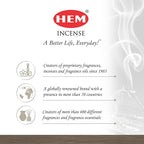 HEM White Sage Incense Sticks - 100 Count | Natural Air Purifying Aromatherapy | Calming and Cleansing Fragrance | Perfect for Meditation and Relaxation | Long-Lasting Burn