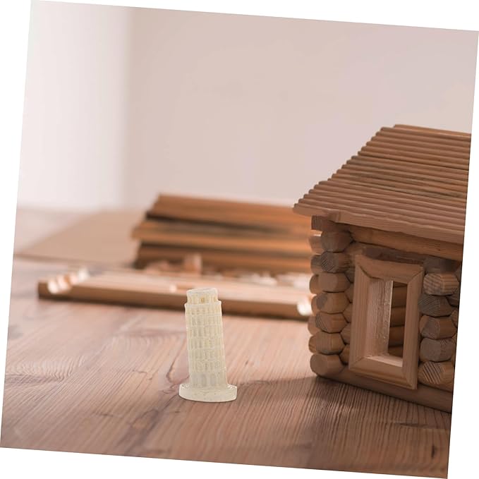 1Set Miniature Landmark Model Famous Building Decor for Office Home Includes Colosseum Taj Mahal Leaning Tower Detailed Micro Scene Accessories for Stylish Decor