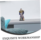 Japanese Samurai Doll 11.81 Inch Traditional Warrior Figurine Asian Collectible Desktop Ornament Japanese Culture Samurai Warrior Shelf Decor
