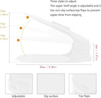 Soerreo Shoe Slot Storage Box Adjustable Shoe Rack Save Space Suitable for High Low Heels, Sneakers and Sandals (20 Piece Set,White)