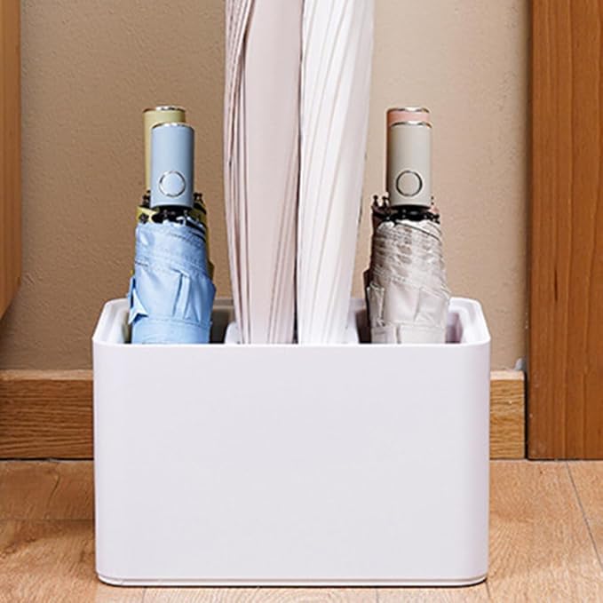 Cabilock Plastic Outdoor Umbrella Stand with Drain Tray
