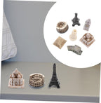 Milisten 7pcs Resin London Building Blocks Desktop Architecture Model Statue Home Decor Home Architecture Statue