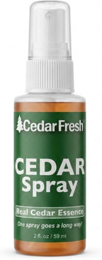 Household Essentials CedarFresh Cedar Power Spray, 2-Ounce Concentrated Essence for Blocks, Hangers, Closets, Drawers, Chests & Wardrobe Freshening