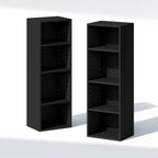 Furinno PASIR 8-Tier Closet Organizers and Storage, Open Shelf, Storage Organizer, 12-Inch Width, for Closet, Bedroom, Blackwood
