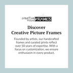 Creative Picture Frames 8.25 x 11 Magazine Frame with Full-Strength Glass, Holds Up To A 1/4" Thick Media with Installed Hangers for Easy Mounting, 11x14 Manhattan Black Frame with Black Mat