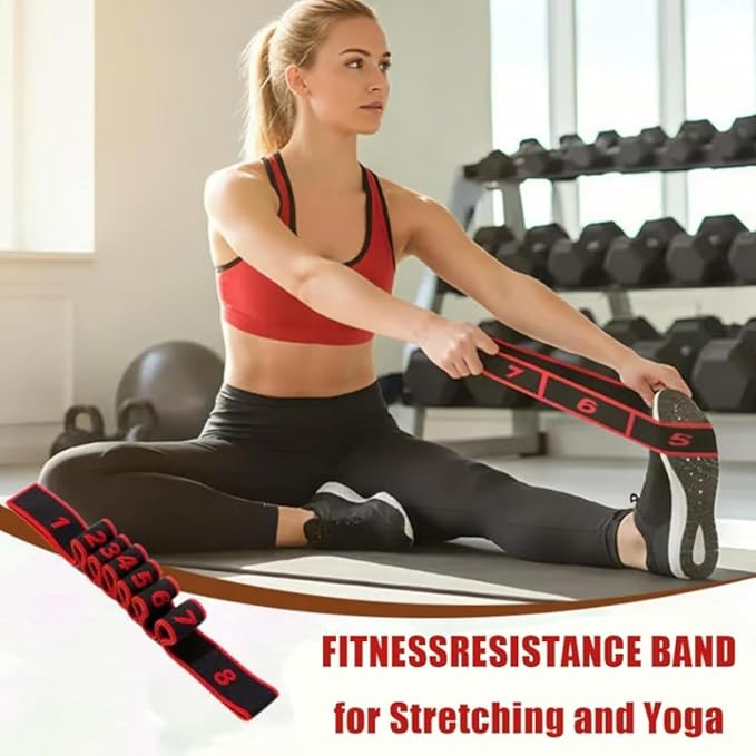 Fitness Resistance Bands with Handles, Fitness Resistance Band for Stretching and Yoga