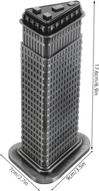MAGICLULU Vintage Alloy Building Model: Decorative Metal Craft - Architectural Sculpture Travel Souvenir Photography Prop