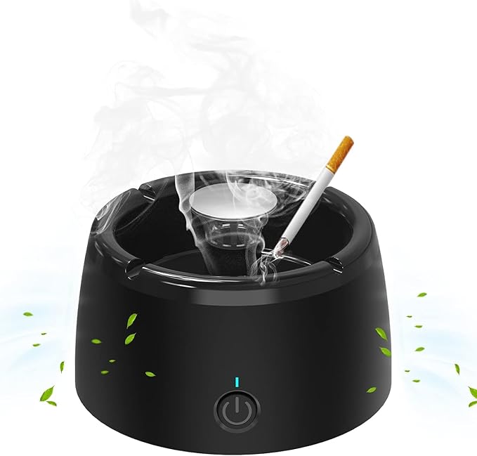 Smokeless Ashtrays for Cigarettes Indoor,Smokeless Ash tray for Home,smoke buddy Air Purifier,smoke eaters for cigarette smoke