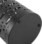 Yosoo Black Metal Umbrella Holder, Rustproof Space Saving Hollow Design, Stylish Umbrella Stand Rack for Entryway