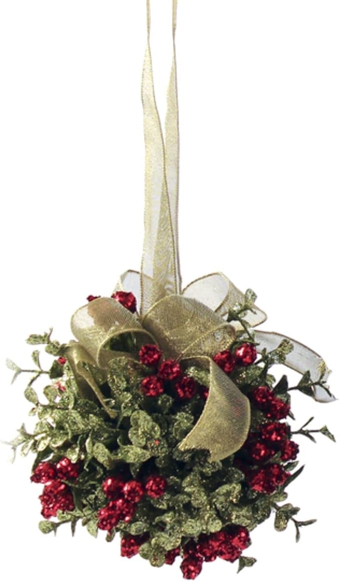 Ganz Mistletoe Door Kiss Ball (KK16)
