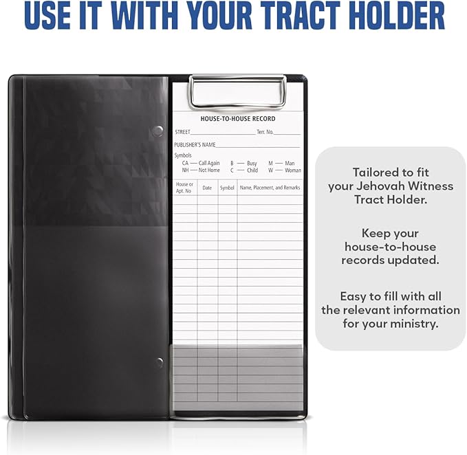 JW Tract Holders for Ministry, Tract Holder, Jehovah Witness Accessories, Jehovahs Witnesses Gifts Pioneer, JW Field Service Supplies, Best Life Ever, jw.org Accessories Magazine Organizer(refill)