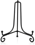 Artliving Plate Stands for Display, 8 Inch Black Iron Easel Plate Display Photo Holder Stand, Displays Picture Frames, Decorative Plates, Tablets and Art (2 pack)