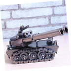 Vehicle Decoration Home Decor Iron Model Tank Model Metal Decorations Metal Vehicle Decoration