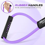 Resistance Bands, Figure 8 Resistance Band, Exercise Bands with Handles, Weights Workout Bands for Arms, Back, Shoulder, Leg, Physical Therapy, Pilates, Home Workout Equipment That Replace Dumbbells