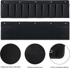 RV Shoe Pockets 10 Pockets Heavy Hanging Bedside Storage Organizer with Sturdy Hooks Storage Pockets Hangs on bed for Shoes Toys and Tool Accessories