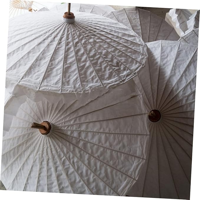 Hemobllo 2Pcs Oiled Paper Umbrella Frames Classical Parasol Skeleton Kits for DIY Home Decoration Wedding Stage Props Photo Shoot Holiday
