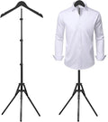 Adjustable Shirt Display Stand 32-63 Inch, Foldable Clothing Display Stand for Retail Vendors, T Shirt Mannequin Torso, Steamer Rack Stand for Dress Clothes Garment