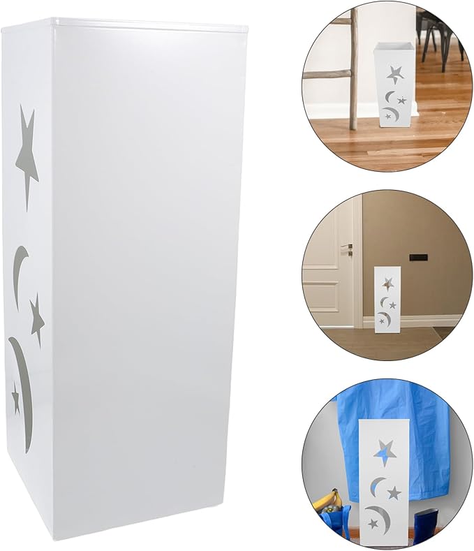 PRETYZOOM Modern Metal Umbrella Stand Storage Basket for Entryway Hallway Collecting Feature