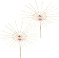 Classical Oil Paper Umbrellas Racks 2pcs Bamboo Stands for Wedding Dance