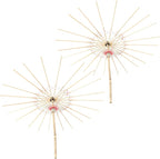 Classical Oil Paper Umbrellas Racks 2pcs Bamboo Stands for Wedding Dance