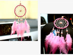 Feather Dream Catcher Pendant, Small Car Charm for Wall, Bedroom Hanging Decorations