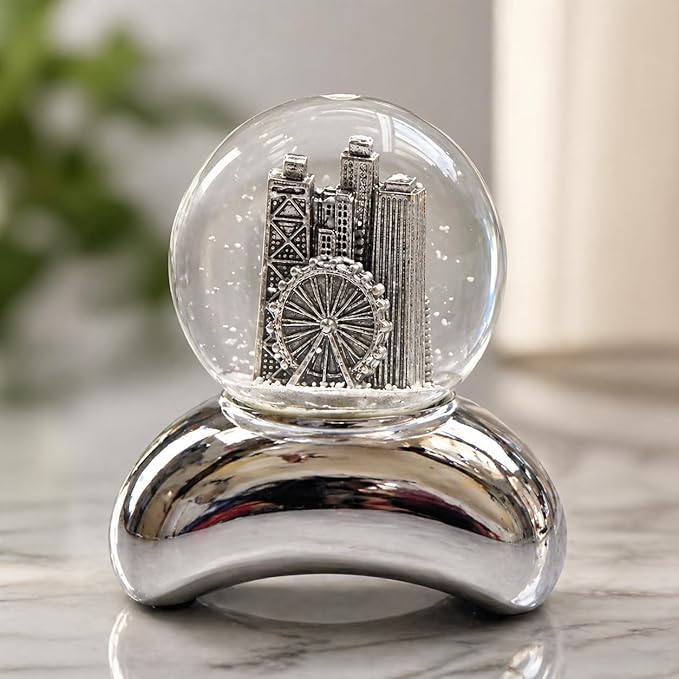 Chicago Cloud Gate 'The Bean' Snow Globe Souvenir by Butt Bat